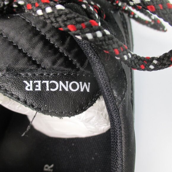 Moncler SEVENTY Low Top Black Sneakers Size41 Made In Italy - Picture 11 of 13